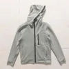 Men's Jackets High Quality Mens Hooded Zip Jacket Air Layer Fabric Loose Casual Sports Outdoor Fot Men