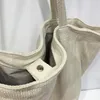 Bolsas noturnas 2022 Bolsas de ombro de algodão casual de lona casual para mulher de grande capacidade para mulheres jovens coreanos de venda inteira