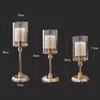 Europeiska ljush￥llare Creative Home Romantic Candlestick Decorations Table Living Room Hotel Wedding Supplies Small Candle Holder Decoration LK0300