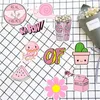 Gift Wrap 50PCS Pink Series Sticker Suitcase Guitar Waterproof Decor DIY Laptop Label Kraft Paper Cute Cartoon Girl Stickers