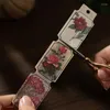 Hediye Sargısı 20 Packs Retro Çiçekler Damga Kağıt Etiket Bitki Dekoratif Çıkartmalar Scrapbooking DIY El Sanatları Mesajı