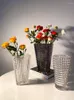Vasi Entry Lux Style Vaso Decorazione Soggiorno Composizione floreale Ins High Sense Portabicchieri in cristallo famoso in Internet
