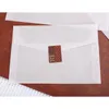 Geschenkverpakking 50 stuks envelop kaart veiligheid getinte plastic bestandsmap venster enveloppen uitnodiging