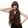 Европейский и американский парик в стиле Big Wave Long Curly Hair Prought Fashion Lady Super Long Curly Hemical Chiber Wig Wice оболочка