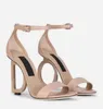 designer bags Keira Sandals Shoes For Women Polished Calfskin Baroquel Heels Patent Leather Lady Gold-plated Carbon Gladiator Sandalias good