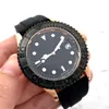 Luxury Top Brand Mens Assista Mechanical Automatic Business Men Watches Rubber tira de borracha 42mm Gold água impermeável Relvadores de pulso para o presente do dia dos pais de Natal masculino