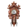 Wall Clocks Antique Wood Cuckoo Clock Bird Time Bell Swing Alarm Watch Home Decoration Dropship