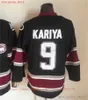 Movie CCM Vintage Hockey su ghiaccio 9 Paul Kariya Maglie cucite 33 Greg Goldberg 21 Dean Portman Jersey 1993 Verde Nero Rosso Blu Bianco Uomo Retro