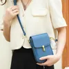 Avondtassen 2022 PU Leather Dames Mini Messenger Bag Vrouwen Hangbag Tas Girls Telefoon Kleine schouder