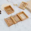 Home Natural Soap Dishes Bamboo Soap Holder Handmade Soaps Boxes Bamboos Creative Badkamer Holders10 Styles LT070