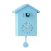 Orologi da parete Orologio a cucù Orologio- Movimento Stile Chalet Minimalista Design Moderno Blu