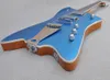 Metal Azul 6 Strings Guitar