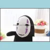 Movies TV Plush Toy 15 cm Spirited Away Faceless Man No Face Pluch Pendant Ghost Kaonashi Gevulde speelgoedpop voor kinderen Kids Gift La Dhtch