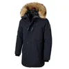 Heren Jassen Winter Lange kraag Dik Dikke Parkas Jacket Hapel Hapel Zeerdicht Katoen Buitenweergelezen Warm Winddichte Lagen Men 220930