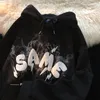Dames Hoodies Sweatshirts 3D Letter Afdrukken Sweatshirt Hoodie Trui Fluwelen Paar Dragen Ins Outer Wearsweatshirt s kleding 220930