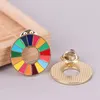 Broches 6G The Sustainable Development Goals Broche Verenigde Naties SDGS Rainbow Pin Badge Fashion Jewelry for Women Men