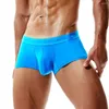 Underpants SEOBEAN Mens Boxers Sexy Underwear Men U Convex Penis Pouch Male Panties Low Waist Solid Boxer Shorts Calzoncillo