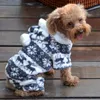 Köpek Giyim Yumuşak Polar Evcil Hayvan Giysileri Küçük Köpekler Giysileri Sıcak Palto Köpek Yavru Chihuahua Kıyafet Büyük Hoodies