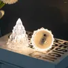 Masa lambaları 1 adet LED kristal masa lambası Projetor Akrilik Elmas Gece Işıkları Yatak Odası Süslemeleri için Başucu Aydınlatma Işığı