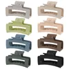 90039S Strong Hold Big Jaw Matte Matte Clamps for Women Thice Thice Hair3504274