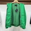 Мужские куртки дизайнерские маркировки дизайнерская куртка с капюшоном нейлон водонепроницаемы