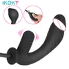 Articoli di bellezza con vibratore Falli gonfiabili Giocattoli anali per le donne Dilatatore vaginale Stimolatore del clitoride Uomini Ano Butt Plug Giochi sexy Coppia per adulti 18