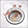 Sink Strainers Kitchen Mesh Sink Strainer Filter Drain Pool Colanders Sewer Stainless Steel Net Bathroom Sinks Filters Portable 218833773