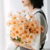 Fleurs décoratives Automne Artificiel Daisy Bouquet Fake Flower Dec Decor For Vase Home Wedding Christmas Momening Products