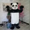 Halloween Giant panda Mascot Costume simulation Cartoon Anime theme character Adults Size Christmas Outdoor Advertising Outfit Suit For Men Women