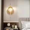 Wall Lamp Modern Crystal Light For Bedroom Led Luxury Gold Interior Bathroom Living Room Beside DecorativeLighting Fixture