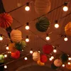 문자열 10m 20 LED E27 Globe Patio String Light Outdoor Christmas Garland Year Wedding Garden Festoon 전구 요정 조명