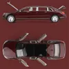 DIECAST MODEL CAR 1 24 MAYBACH S600 METAL THOLOY Wysoka symulacja S 6 drzwi można otworzyć zabawki bezwładne dla dzieci Difts 220930