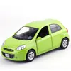 DIECAST MODEL CAR 1 36 SCALE SCALE PULLOW CAR MODEL High Simulation Nissa March Toy Two Open Doors Gift Car Wholesale 220930