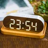 Table Clocks Digital Clock LED Temperature Display Home Electronic Desk Mirror With Smart