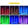 Vollfarbige RGB-Lichterkette, 1,2 m, 1,5 m, 1,8 m, USB, intelligente Traumfarbe, künstliche adressierbare Weihnachtsbeleuchtung, Baumdekoration