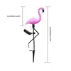 LED LED Flamingo مقاومة للماء ، طابق زخرفة الحديقة في الهواء الطلق ، مع مصابيح المناظر الطبيعية