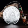 Decorazioni natalizie Babbo Natale Wishing Moneta da collezione Placcato in oro Souvenir Coin-North Pole Collection Regalo Buon Natale-Monete commemorative SN4923