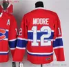 Film CCM Vintage Ice Hockey 11 Saku Koivu Jerseys 12 Dominic Moore 16 Henri Richard 17 Georges Laraque 18 Serge Savard 19 Larry Robinson Men Borduurwerk Jersey