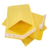 Cadeau cadeau 5pcs / lot 180x230mm enveloppes à bulles en papier kraft sacs mailers enveloppe rembourrée avec sac d'expédition goutte