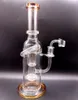 12 Zoll dicke Glas-Wasserbong-Wasserpfeifen-Recycler-Öl-Dab-Rigs-Rauchpfeifen mit weiblichem 18-mm-Gelenk