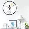 Wall Clocks Cute Food Chinese Style Silent Clock Simple Personality Modern Design Living Room Metal Retro Charts