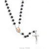 Kettingen Onze Lieve Vrouw Van Lourdes Rozenkrans Ketting Speciale Glaskralen