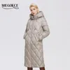 Herren Daunenparkas MIEGOFCE Winter Damenjacke Verlängerter Stil Damen Gepolsterter Parka Verdickter Warmer Baumwollmantel Damen D21845 220930