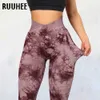 Yogaoutfits Crossover Seamless Leggings För Kvinnor Solid Workout Leggings Dam Scrunch Butt Lifting Leggings För Fitness Yoga Byxor T220930