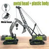 DIECAST MODEL CAR 1 50 Simulation Alloy Head Diecasts Toy Engineering Excavator Crane Truck Car S for Boys Home Decor 220930