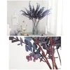 Flores decorativas 1pc Artificial eucalipto caule Planta realista Acessórios de decoração caseira