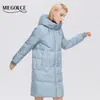 Frauen Unten Parkas MIEGOFCE Winter Frauen Mäntel Einfache Mode Lange Jacke Frauen Professionelle Parka Femme Winter Mantel D21858 220930