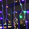 Dizeler 5m Perde Iclegle LED String Light DROP 0.4/0.5/0.6m Noel Tatil Çelenkleri Faiy Noel Partisi Bahçe Sahnesi Dekoratif