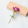 Broschen Vier Farben Blume Rote Brosche Mode Kreative Rose Gold Emaille Mutter Geburtstagsgeschenk