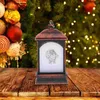 Tiras 2pcs Elementos de Natal Night Light Decorative Wind Lantern Decor Lamp